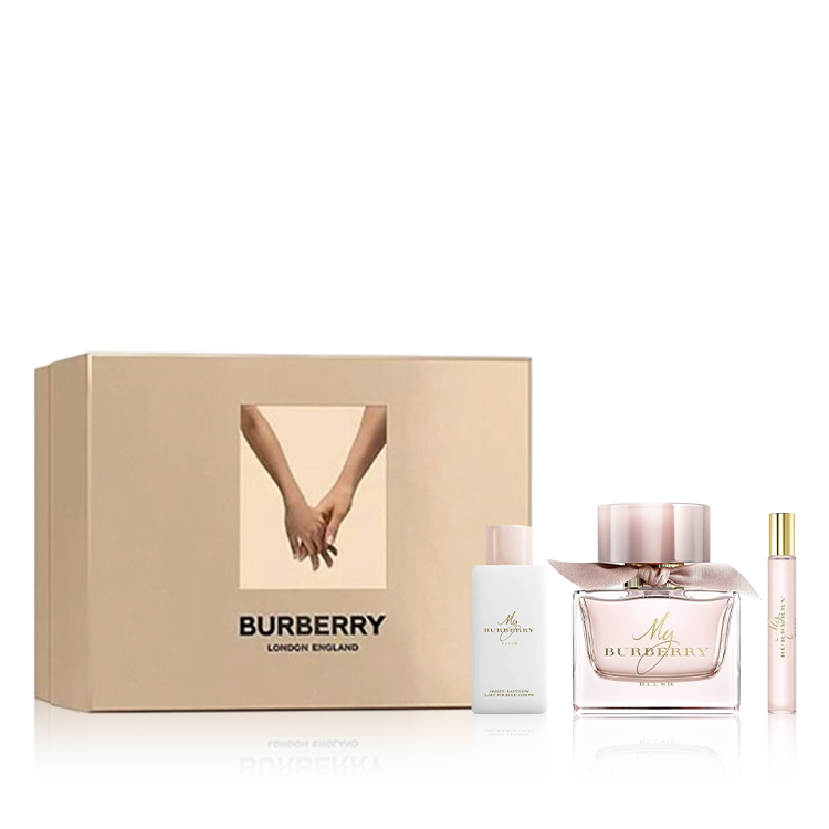 My Burberry Blush For Women Set Eau De Parfum 90ml Eau De Parfum 10ml Body Lotion 75ml Sd