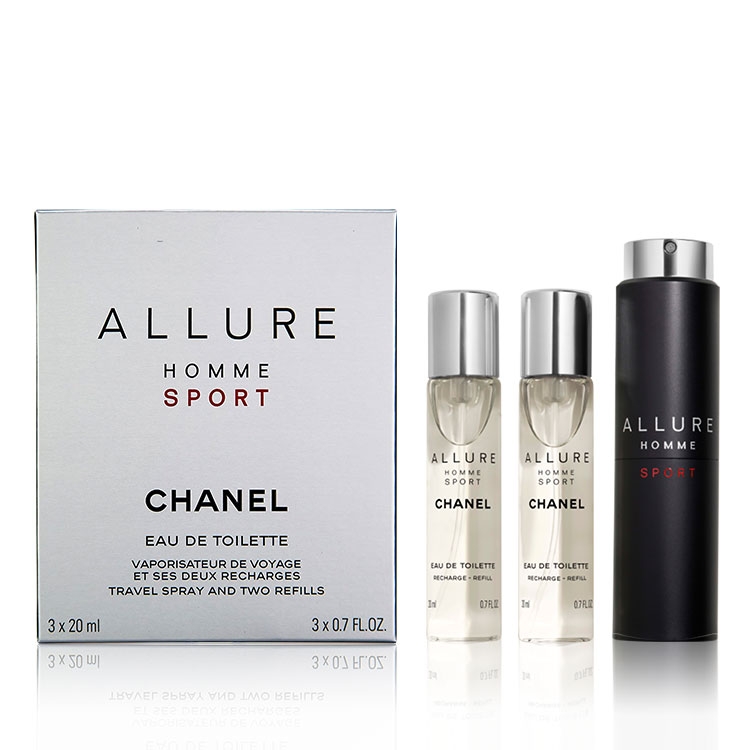شانيل مجموعة عطور ألور هوم سبورت (أو دو تواليت 3 x 20 مل)