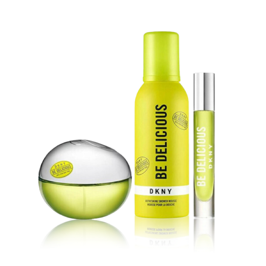 Dkny Dkny Be Delicious W Set Edp 100ml Edp 15ml Refreshing Shower Mousse