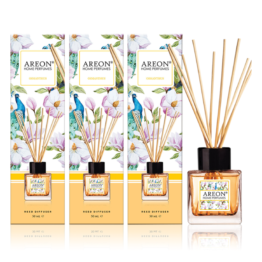 Areon Pack Of 3 Areon Home Perfumes 50 Ml Garden Osmanthus
