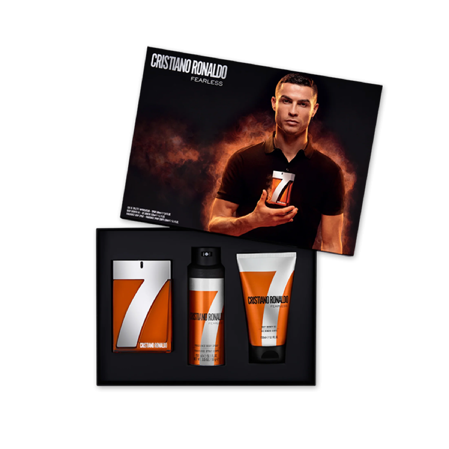 Cristiano Ronaldo Cristiano Ronaldo Cr7 Fearless M Set Edt 100ml Sg 150ml Body Spray 150ml Sd