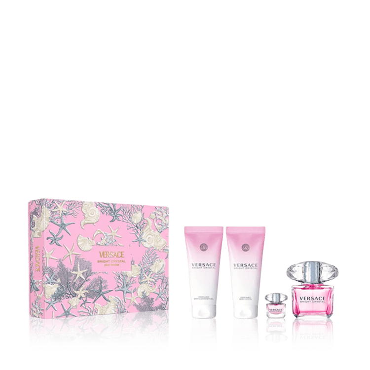 Bright Crystal For Women Set Eau De Toilette 90ml Eau De Toilette 5ml Prfm Body Lotion 100ml Prfm Bath Sg 100ml Sd